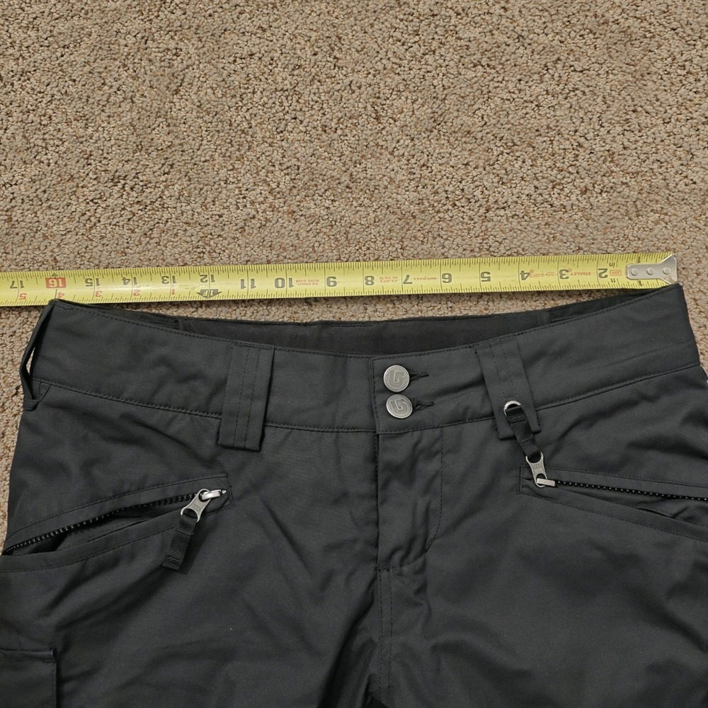Burton Dryride Womens Small Black Snowboard  Cargo Pants Insulated Winter Sport - Picture 5 of 9